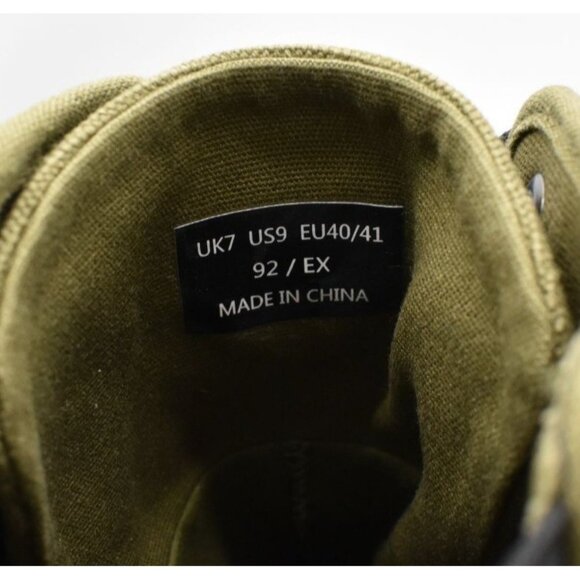 Hunter Womens Size 9 Explorer Desert Boot Utility Green Black Lace Up Boots - Picture 9 of 11